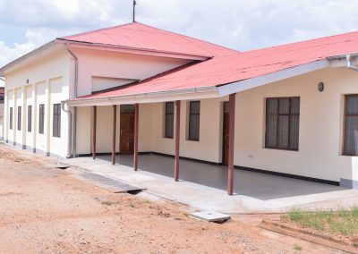 Waiting area and entrance of dental clinic