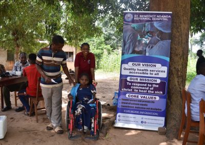 Outreach at Chikundi village