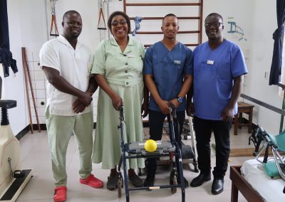 Our team in the treatment room.